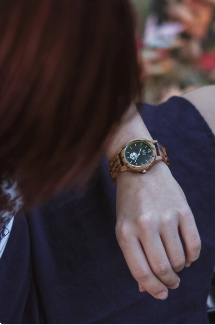 Watch for woman, Wood Watch.