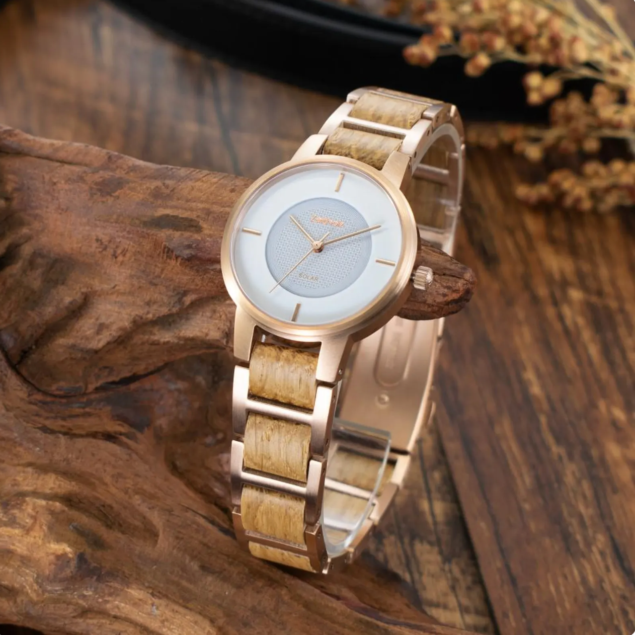 Gift with Engraving - Women's Wooden Watch.
