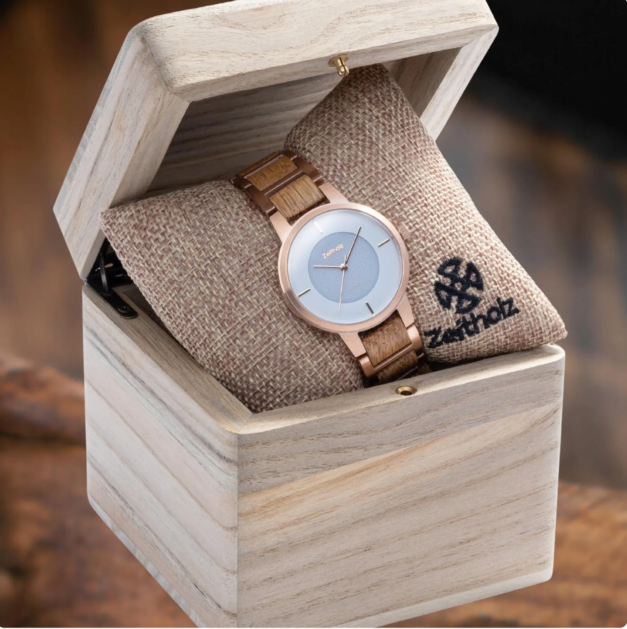 Gift with Engraving - Women's Wooden Watch.